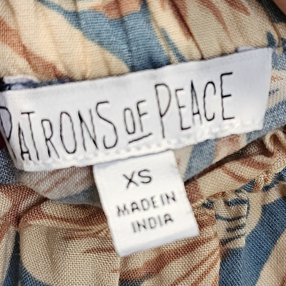 Patrons of peace Floral Short Sleeves Smocked Dress size XS - Picture 3 of 11